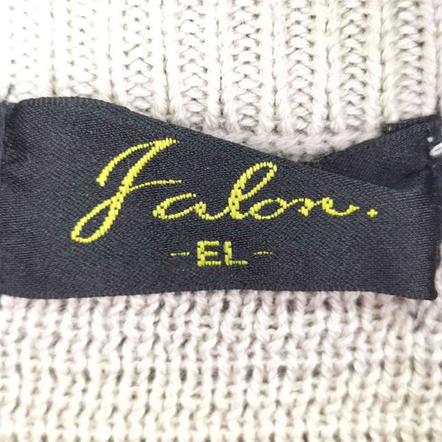 Falon ワッペン ニットセーター メンズ